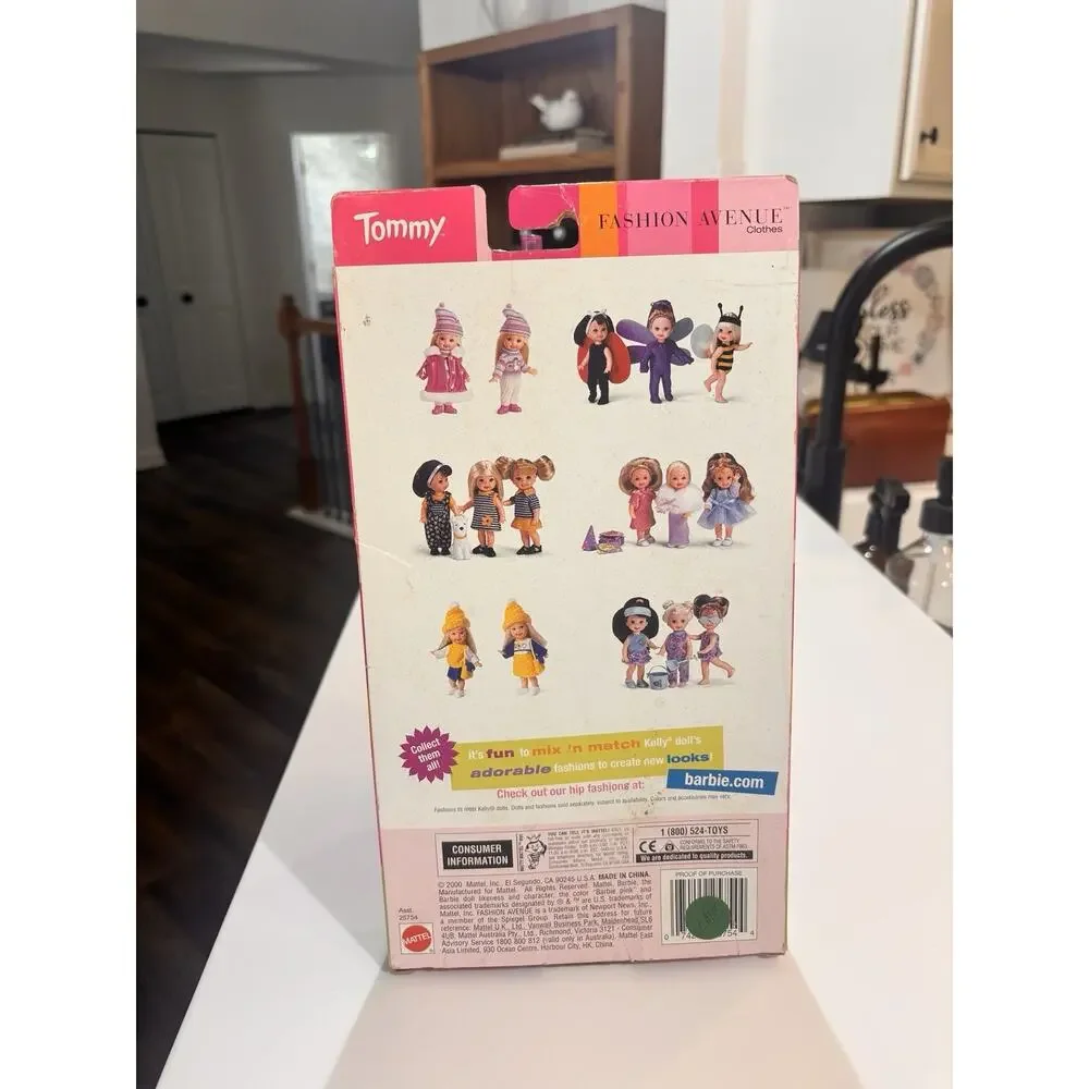 Barbie Kelly Tommy Fashion Avenue Little Driver Outfit Grey Athletic Pants Car